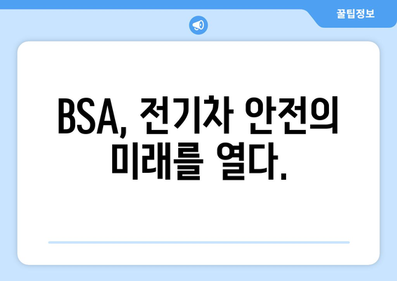 BSA, 전기차 안전의 미래를 열다.