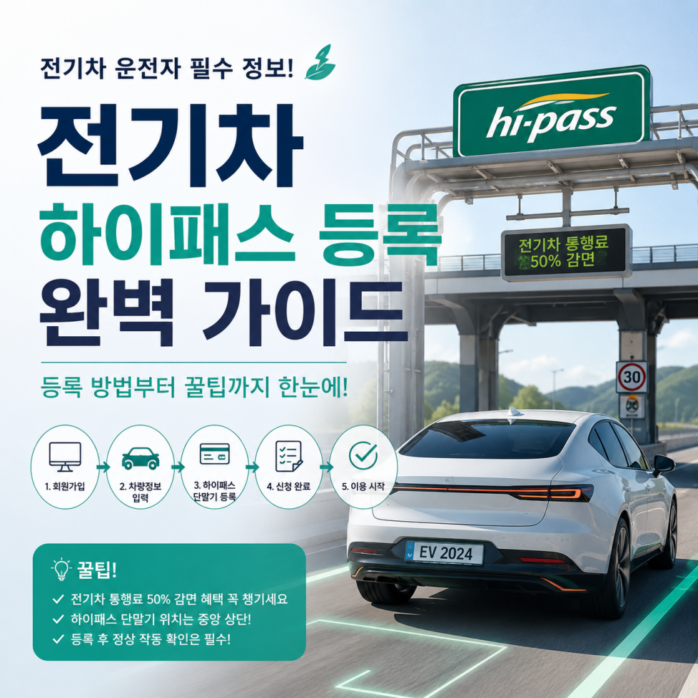 전기차 하이패스 등록
